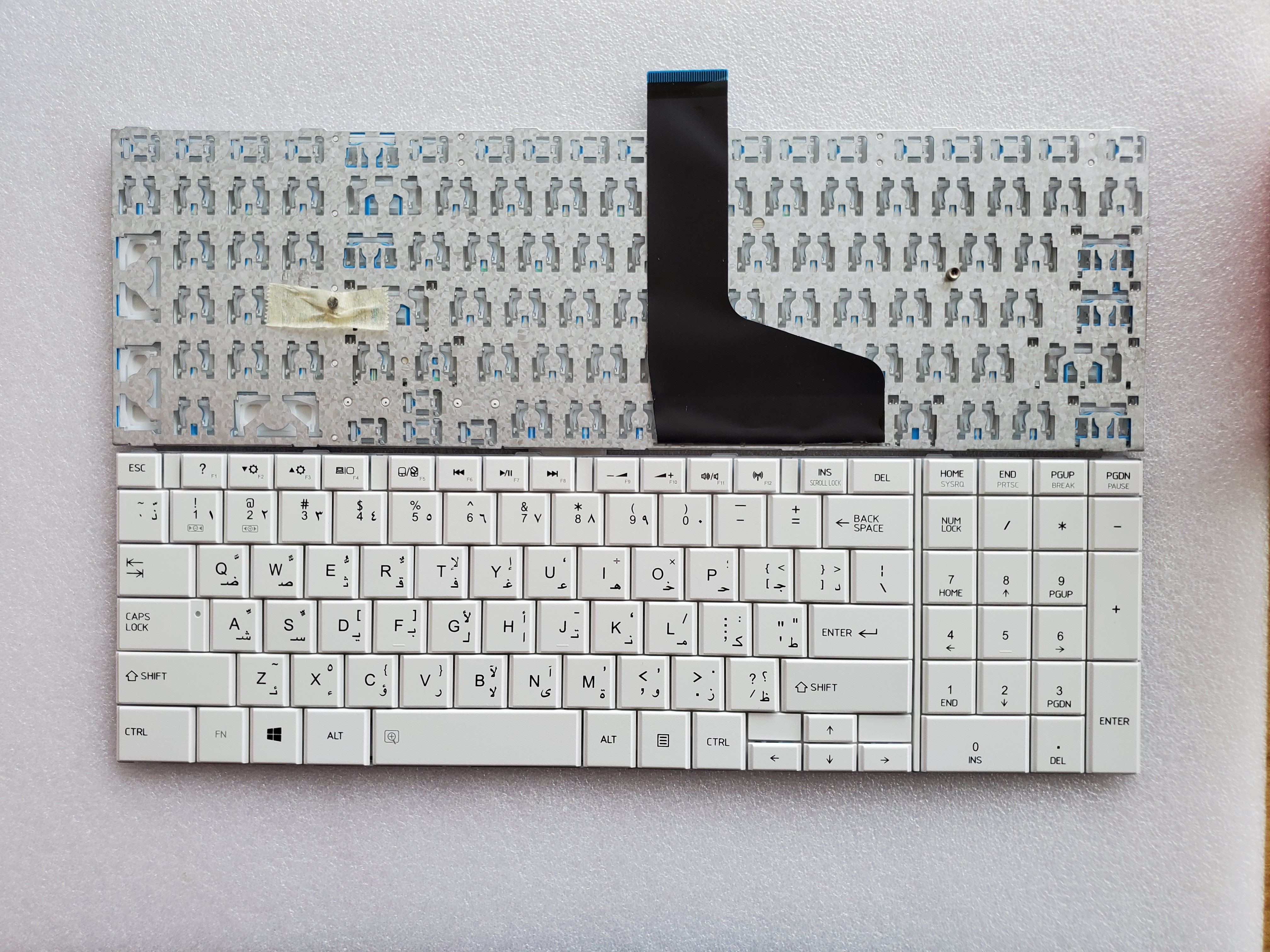 Picture of New Replacement Laptop Keyboard For TOSHIBA C50-A WHITE (OEM) AR Layout
